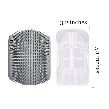 New 2 PCS Softer Cat Corner Self Groomer | Pet Grooming Brush Comb Grooming Wall Brush