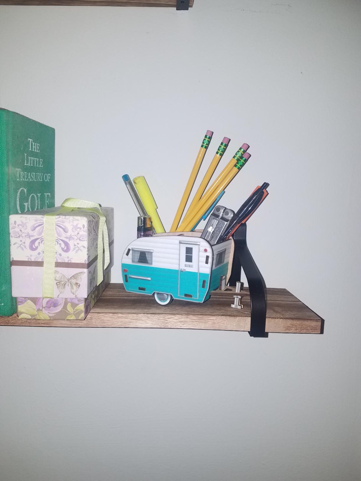 New Vintage Camper Pencil Holder