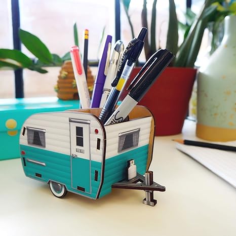 New Vintage Camper Pencil Holder