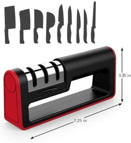 New 3-Stage Upgraded Kitchen Knife Sharpener