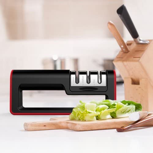 New 3-Stage Upgraded Kitchen Knife Sharpener