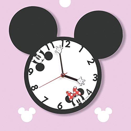 New Mickey & Minnie Mouse Shaped Deco Wall Clock