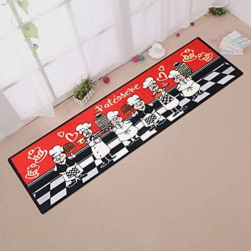 New 2 PCS 19" x 59" - 19" x 31" Non-Slip Kitchen Mat Rubber Backing Doormat Runner