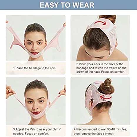 New Double Chin Reducer Face Slimming Strap | V Line Lifting Face-belt Chin Strap