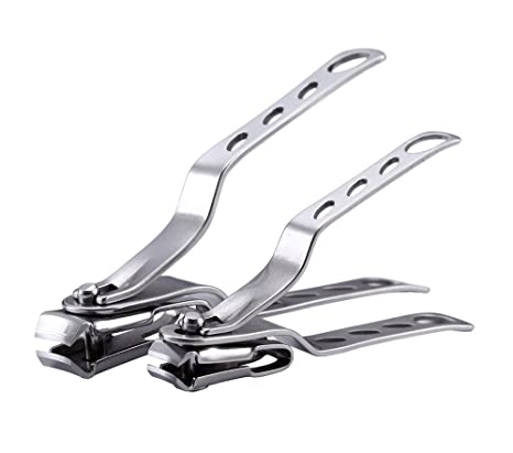 New Nail Clippers w/ 360-Degree Rotating Head - Stainless Steel Fingernails & Toenails Cutter