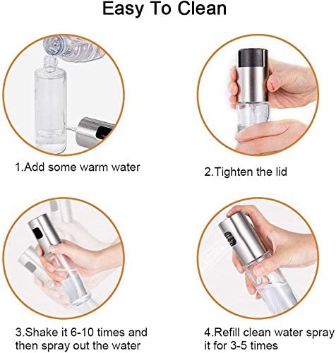 New 100ml Oil Sprayer Bottle Oil Spray Versatile Glass