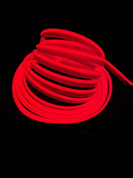 New 3m El Wire Red Interior Car LED Strip Lights | Automotive Car Interior Decoration