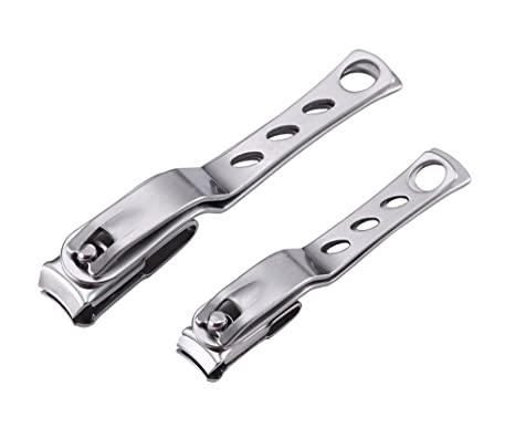 New Nail Clippers w/ 360-Degree Rotating Head - Stainless Steel Fingernails & Toenails Cutter