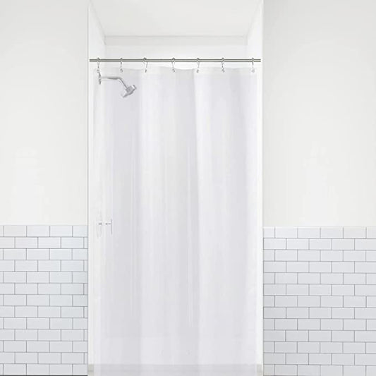 New 36"W x 72"H Small Shower Stall Curtain Liner | Waterproof Shower Stall Curtain Liner