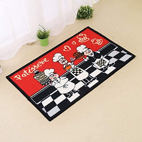 New 2 PCS 19" x 59" - 19" x 31" Non-Slip Kitchen Mat Rubber Backing Doormat Runner