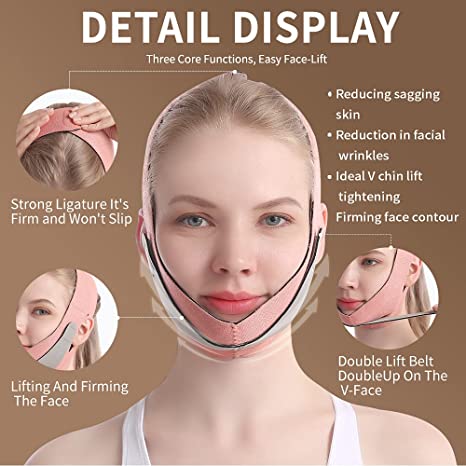 New Face Lifting Strap Double Chin Reducer | V Shaped Slimming Face Strap