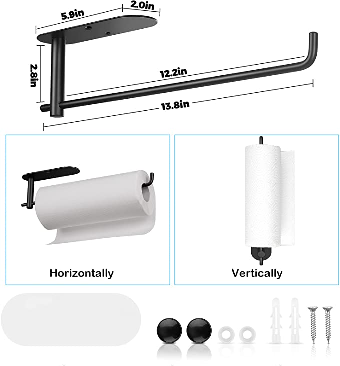 New Stainless Steel Paper Towel Holder