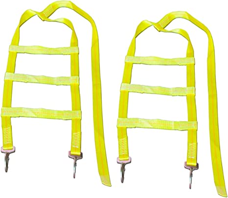 Heavy Duty Tow Dolly Basket Strap w/ Twisted Snap Hooks