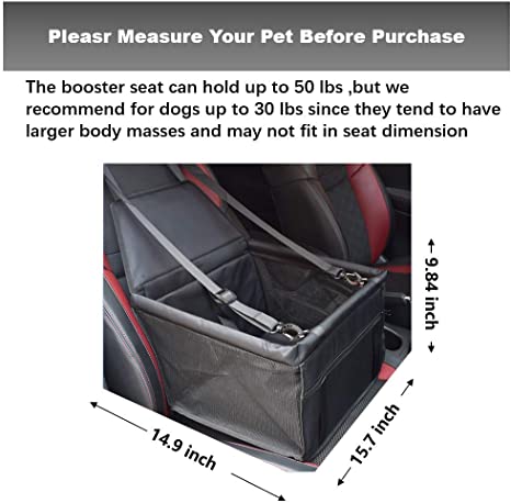 Heavy Duty Pet Car Seat | Durable/Portable/Breathable & Waterproof Bag | New