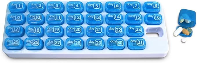 New 31 Day Monthly Pill Organizer Pods | Vitamins & Supplements Ready to go