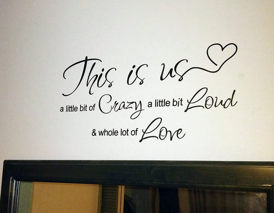 New Love Quote Wall Decal Inspirational | Home Wall Decor