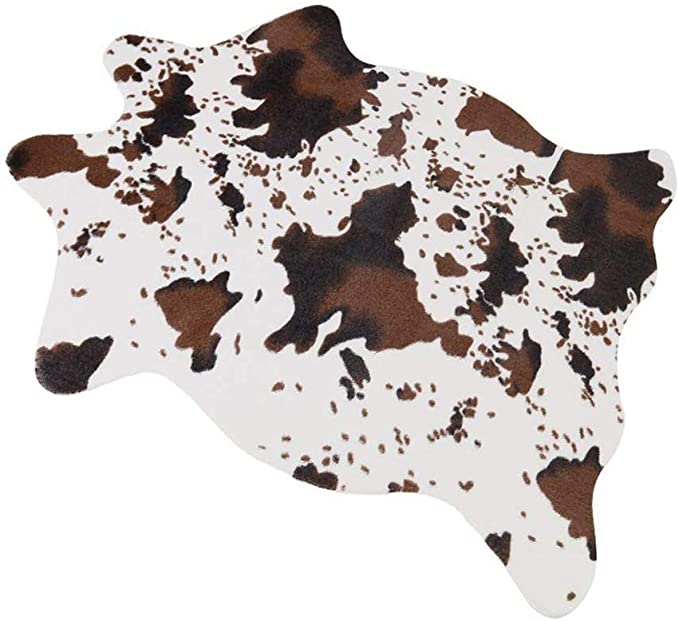 MustMat Cute Cow Print Rug Fun Faux Cowhide Area Rug Nice for Decorating Kids Room 29.5" W x 43....