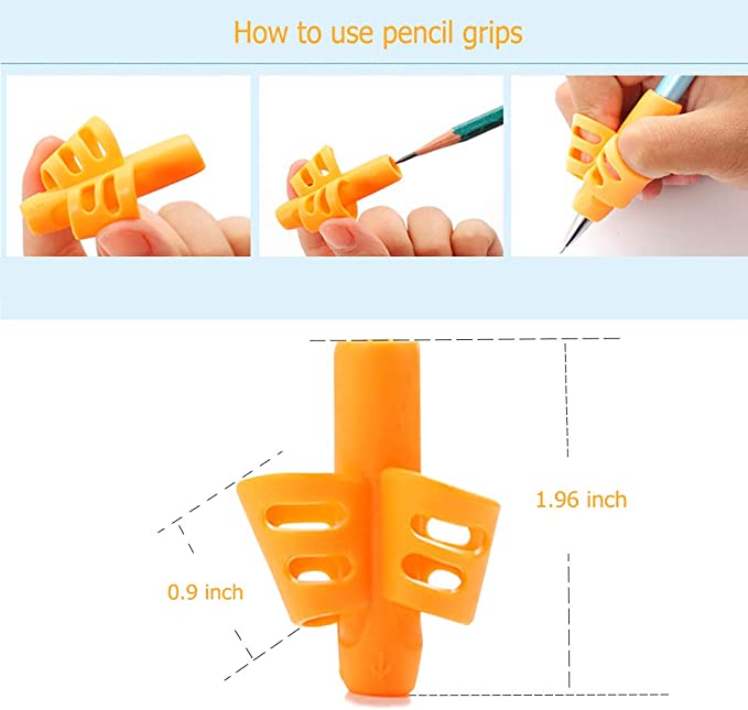 New Pencil Grips | Ergonomic Writing Training Aid Correction | 6 Pack