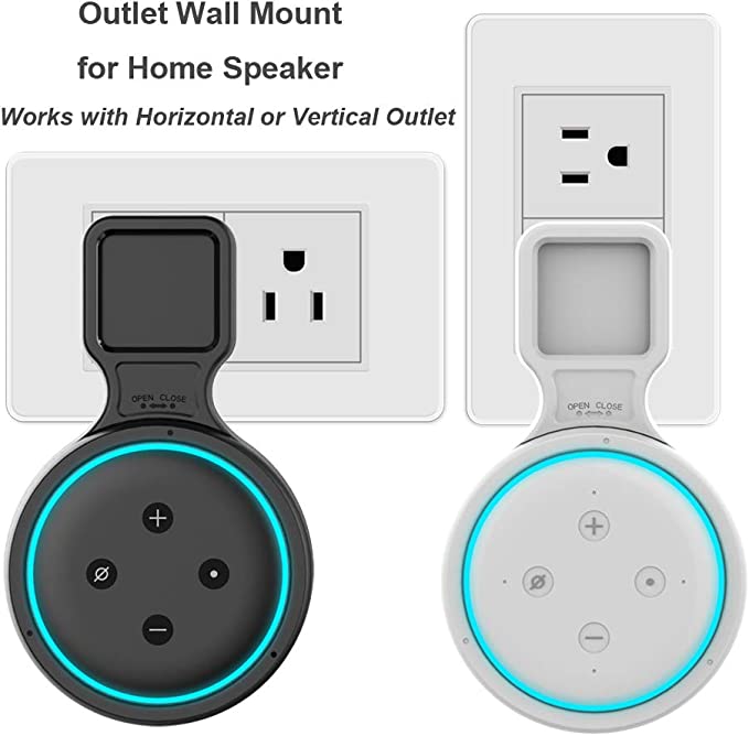 New Outlet Wall Mount Stand for Home Speakers | Holder Hanger Bracket Case | 1 Pack