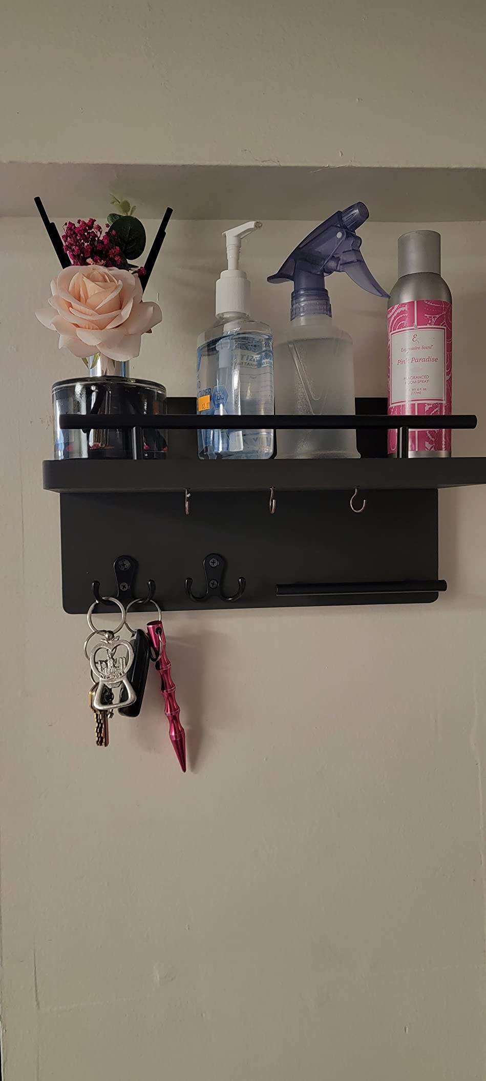 New Mail and Key Holder | Wooden Key Mail Organizer Wall Mount