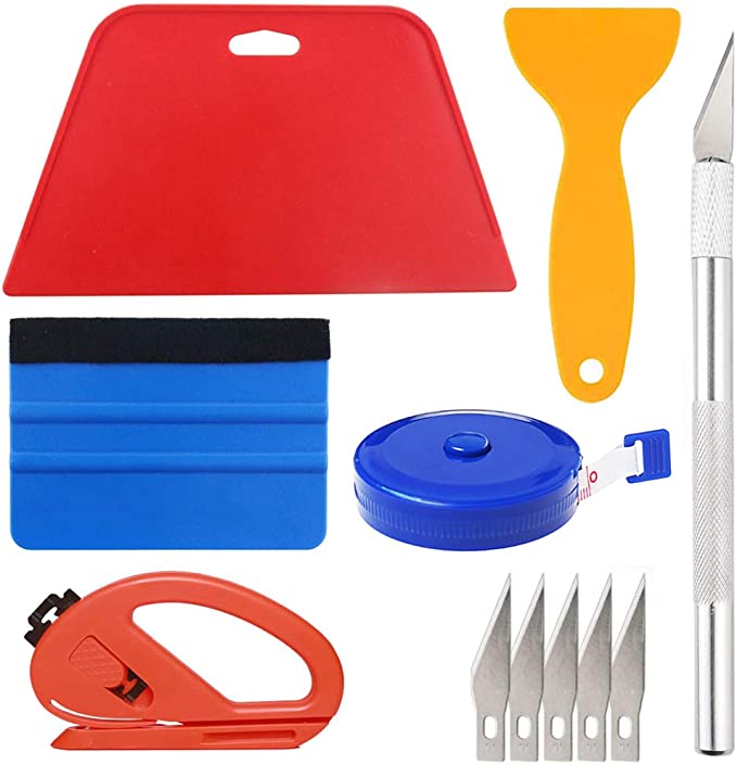 New Wallpaper Smoothing Tool Kit | snitty Vinyl Cutter & Craft Knife w/ 5 Replacement Blades