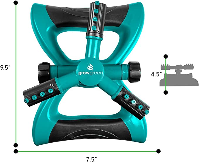 New Rotating Lawn Sprinkler | Large Area Coverage Water Sprinklers