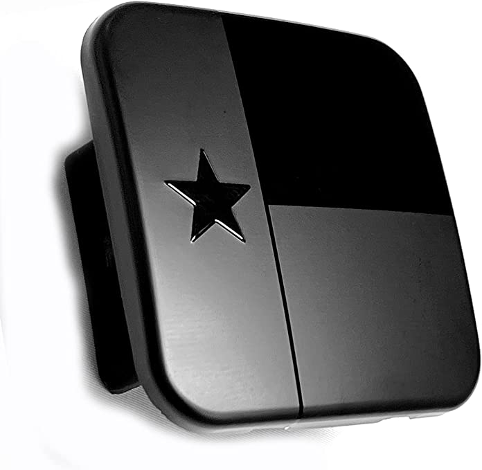 New Texas State Metal Flag Hitch Cover Plug - Fits 2" Receiver