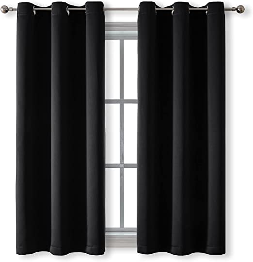 New 2 Panel 42" x 63" Room Darkening Blackout Curtains