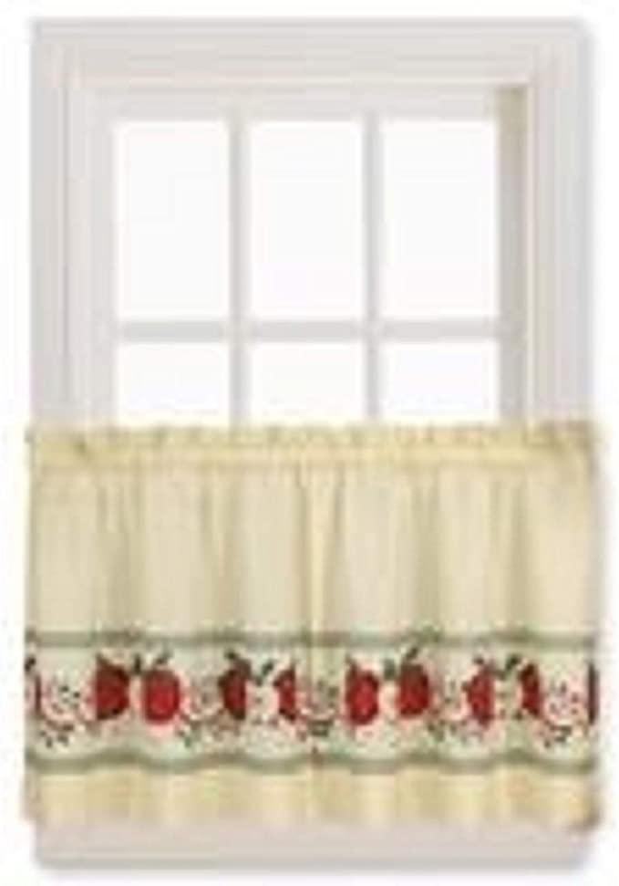 New 3PCS Window Curtain Tier Set