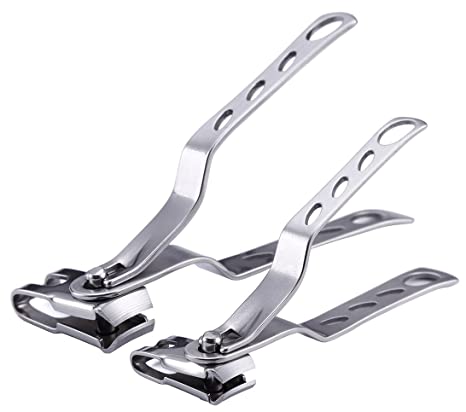 New Nail Clippers w/ 360-Degree Rotating Head - Stainless Steel Fingernails & Toenails Cutter