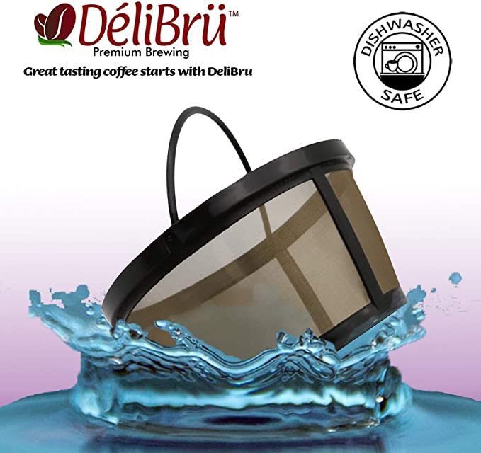 New Reusable Filter Basket 8-12 Cup - Mr Coffee Maker & Brewers Replaces Paper Filter