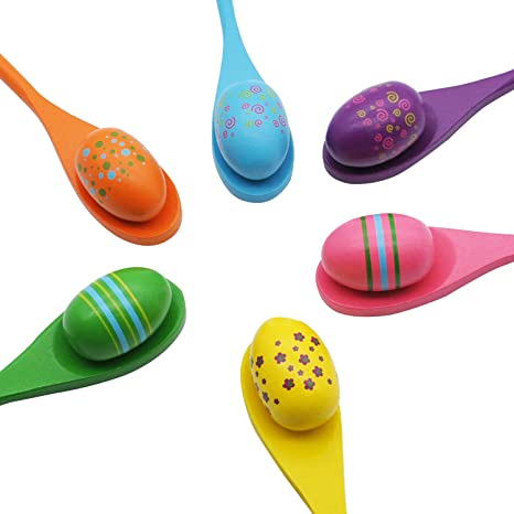 New Easter Egg and Spoon Race Game Set | Party Favor Supplies