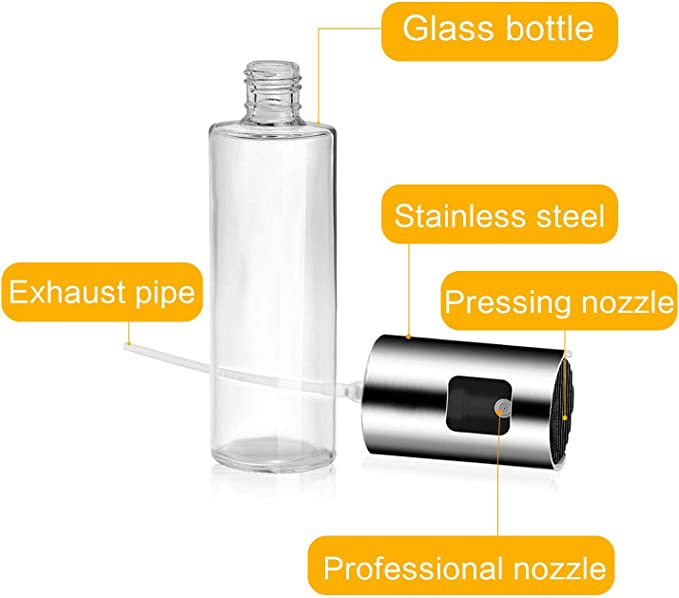 New 100ml Oil Sprayer Bottle Oil Spray Versatile Glass