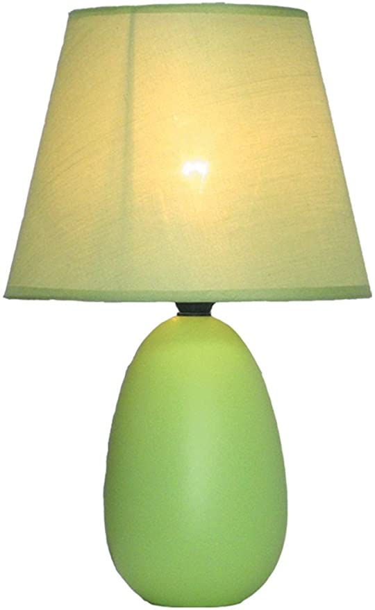 New Mini Oval Egg Ceramic Table Lamp