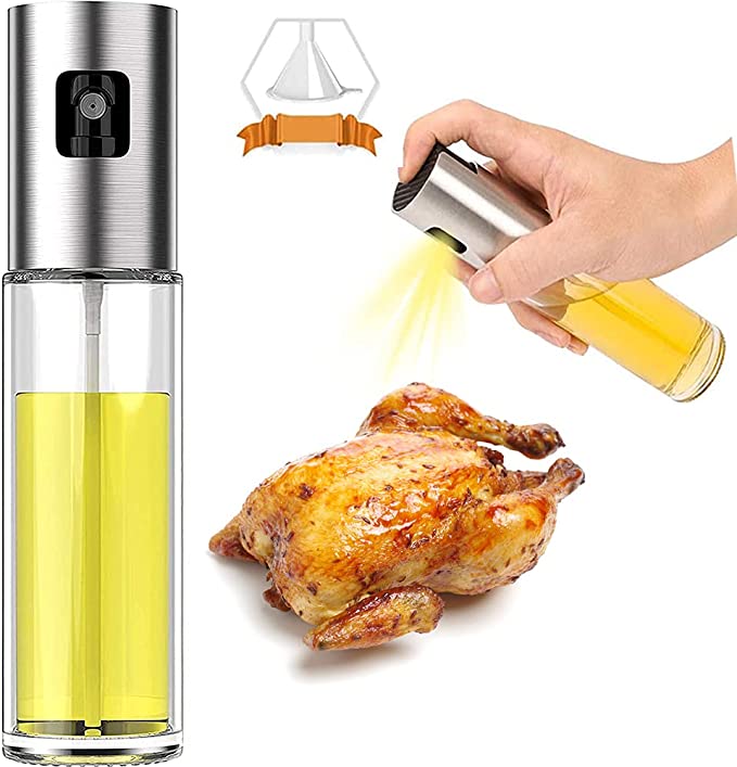 New 100ml Oil Sprayer Bottle Oil Spray Versatile Glass