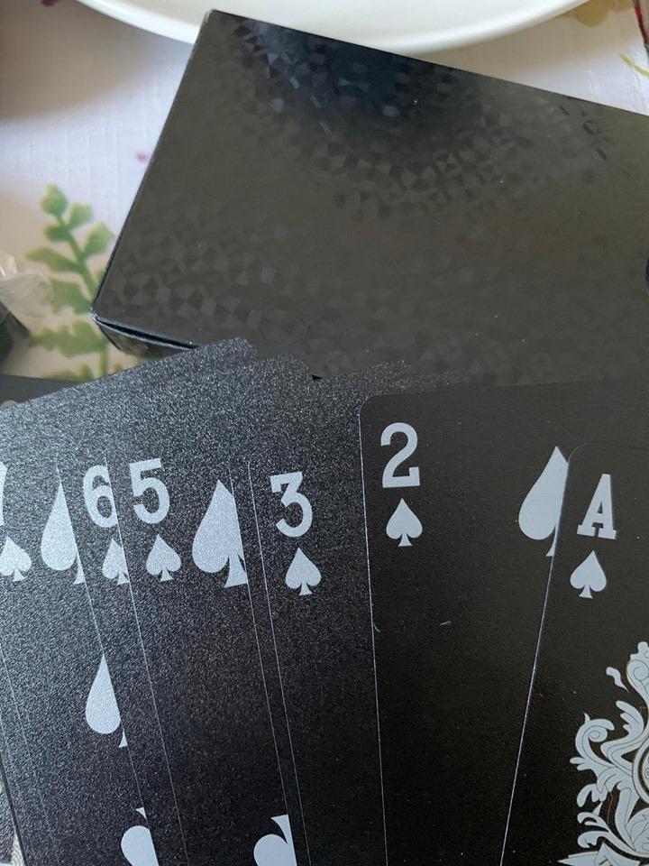 New Poker Cards | Diamond Waterproof Black Playing Cards