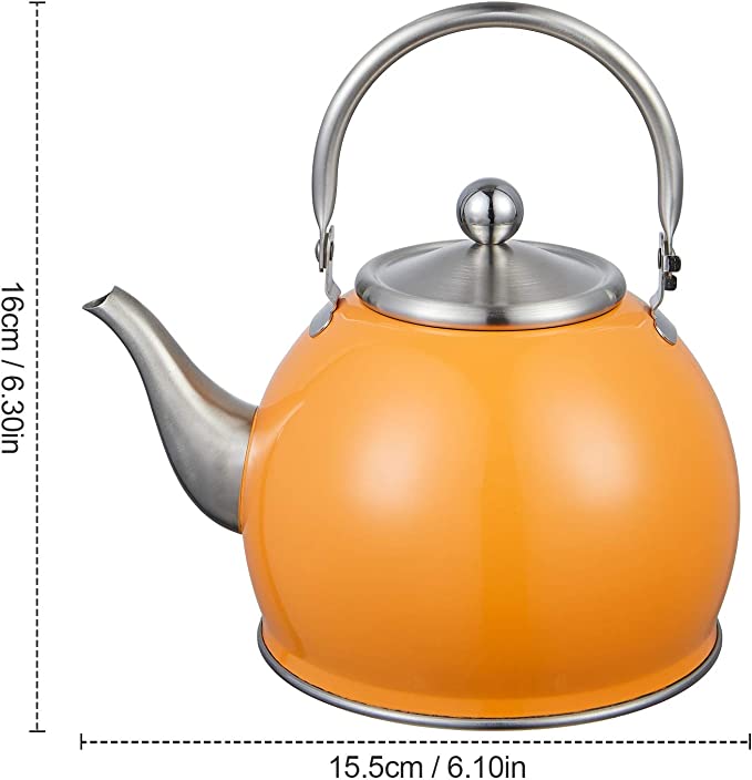 New Stainless Steel Tea Pot w/ Infuser for Loose Tea Coffe