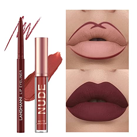 New Matte Lipstick Makeup Set | Waterproof Long Lasting Lip Gloss Lips Make-up