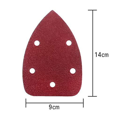 New 100 PCS Mouse Detail Sander Sandpaper Palm Sanding Sheets