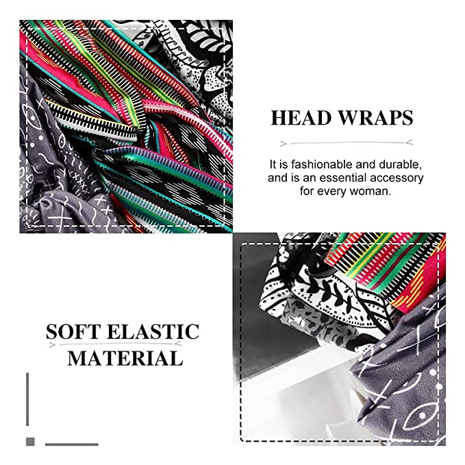 New Headband Headpiece Bohemia Floal Twist Head Wrap | Hair Accessories | Pack of 3