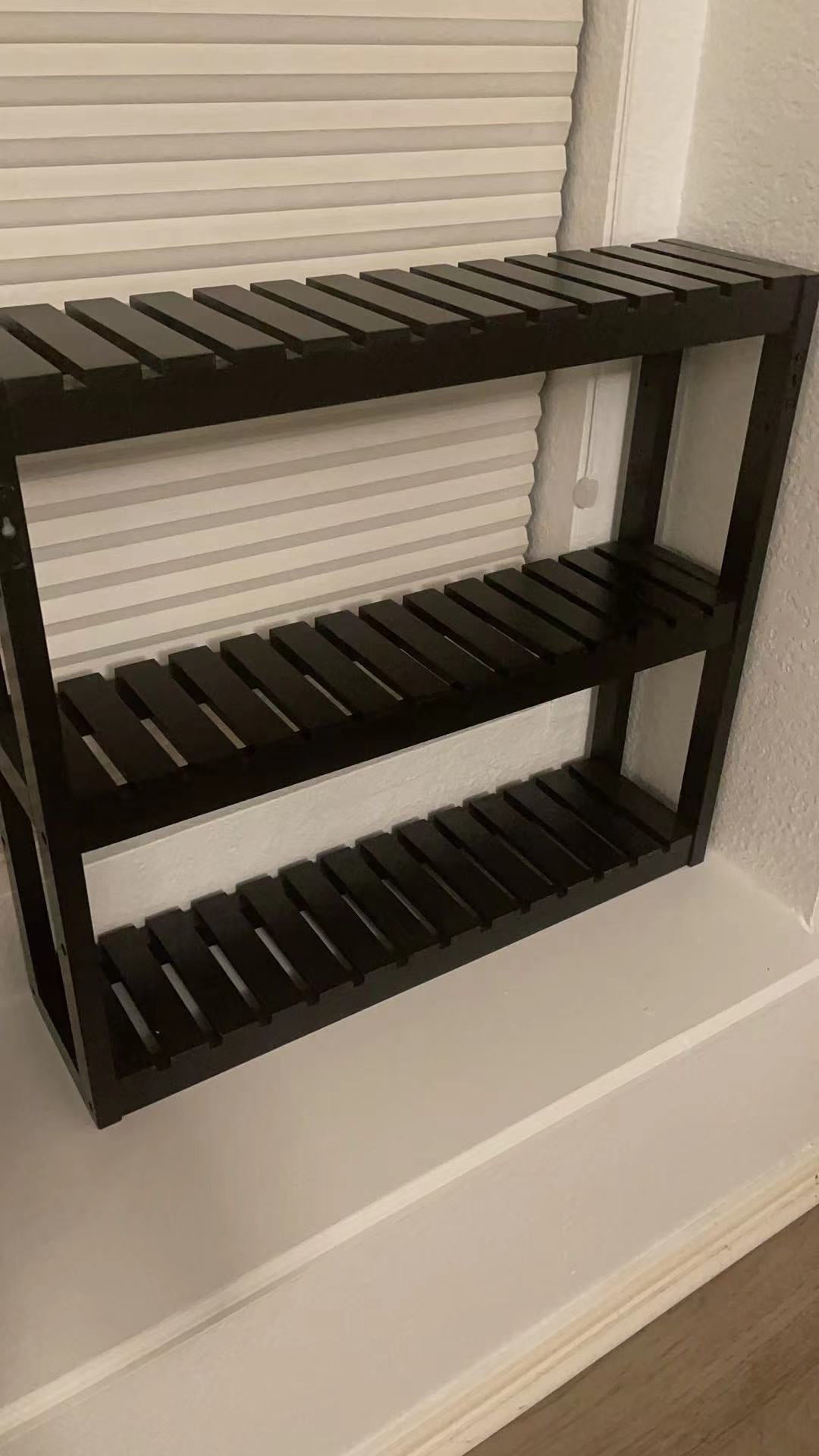 New 3 Tier Storage Shelf w/ Adjustable Wall Mounted Shelf Rack