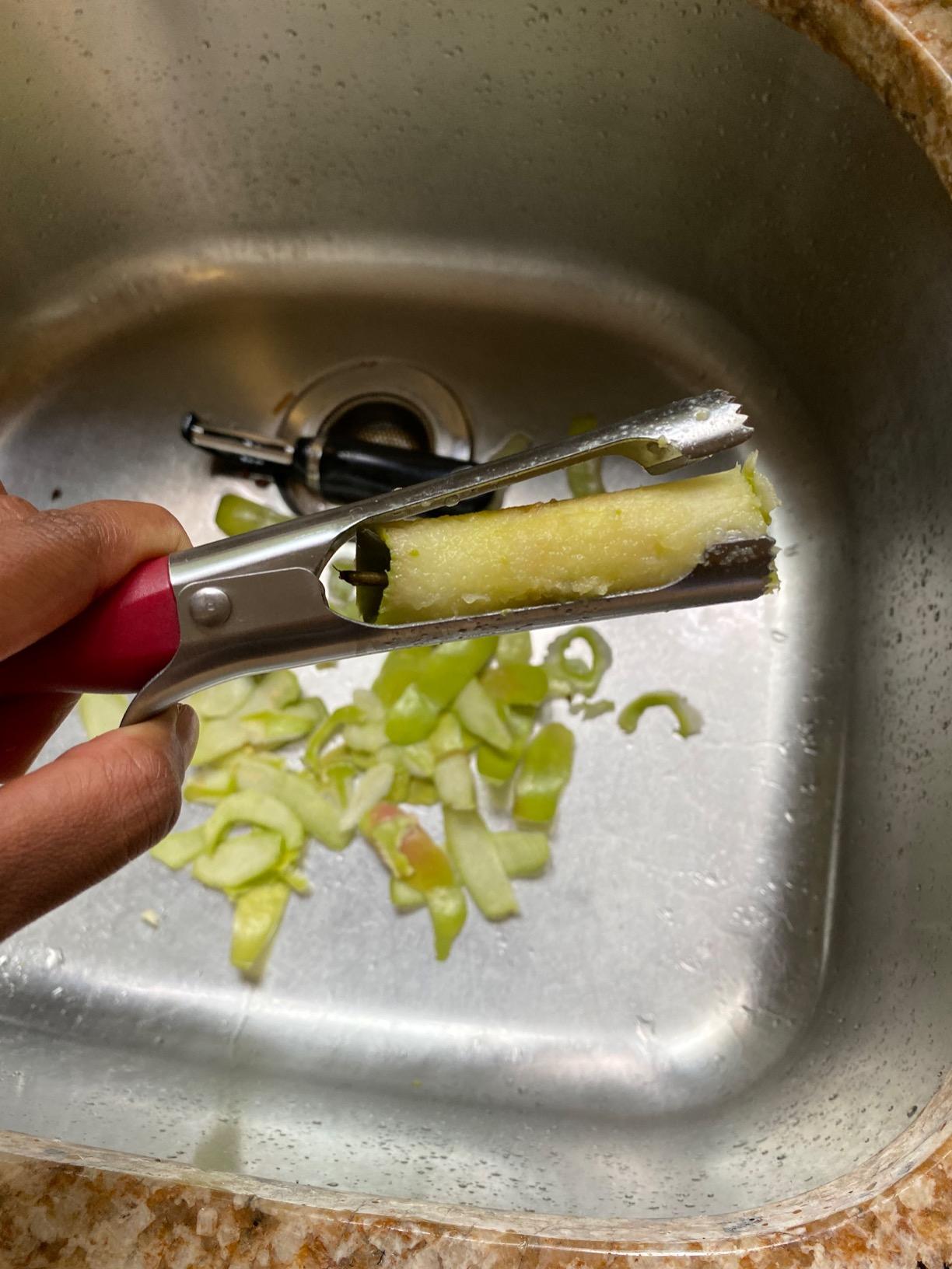 New Stainless Steel Best Kitchen Gadgets Corer - Easy to Use Durable Apple Corer Remover