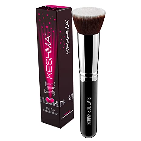 New Flat Top Kabuki Foundation Brush | Premium Makeup Brush