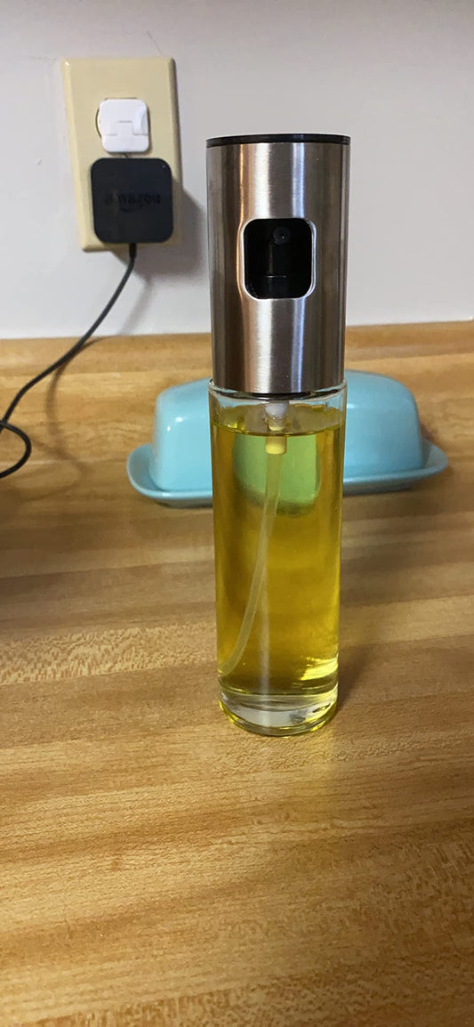 New 100ml Oil Sprayer Bottle Oil Spray Versatile Glass