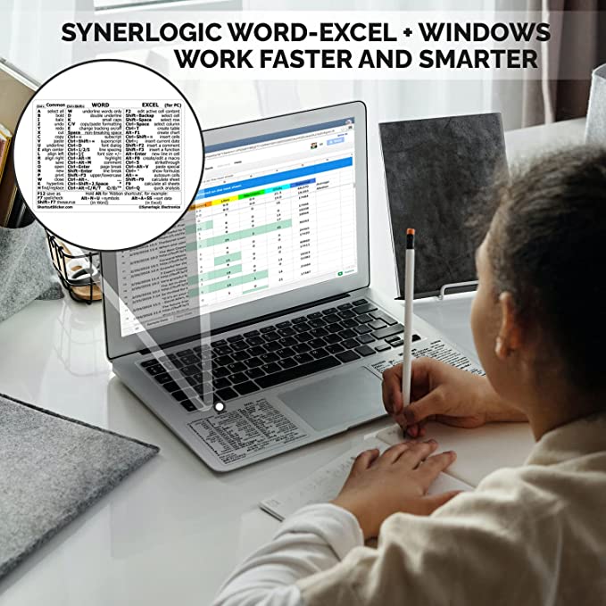 New Microsoft Word/Excel Reference Guide Keyboard Shortcut Sticker