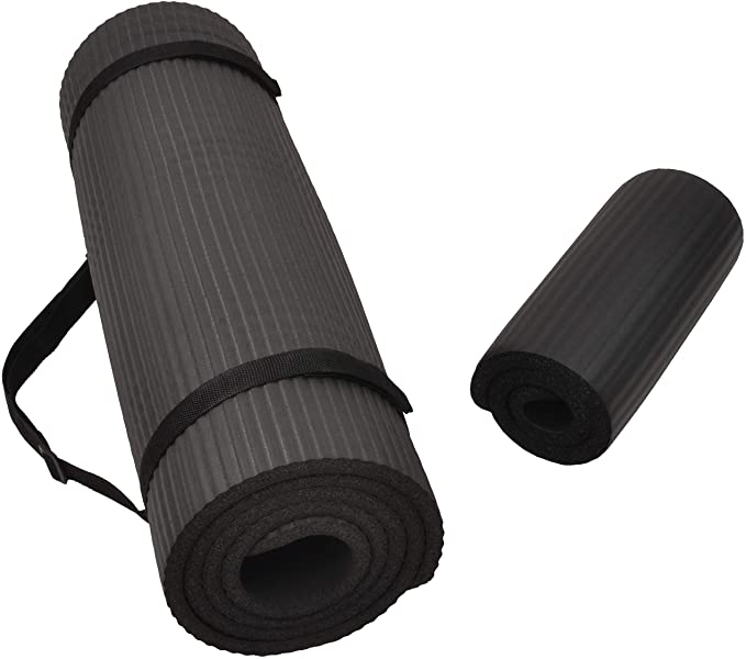 New Exercise Yoga Mat | Knee Pad with Carrying Strap