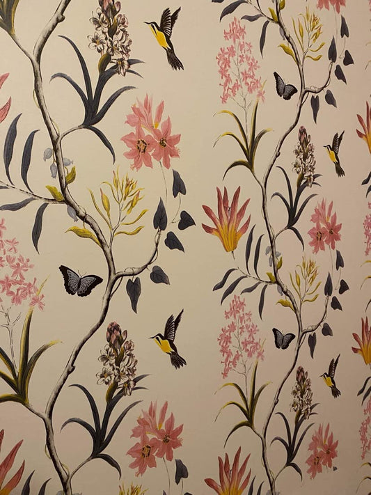 New 17.7" x 78.7" Floral Peel & Stick Wallpaper Vintage Floral Contact Paper