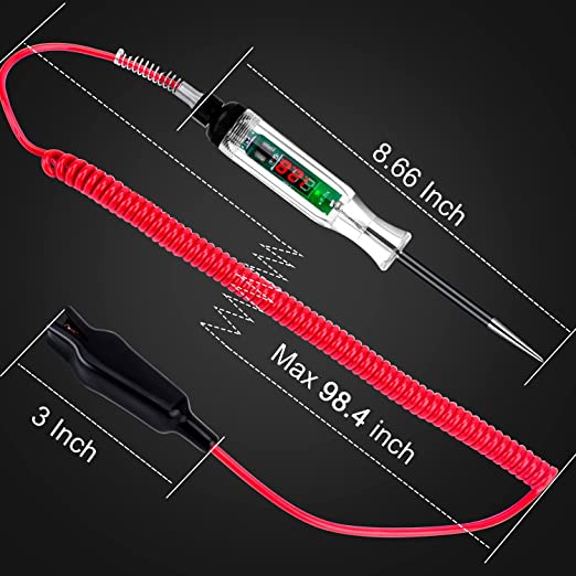 Heavy Duty LED Automotive Circuit Tester | Vehicle Circuits Low Voltage Light Tester