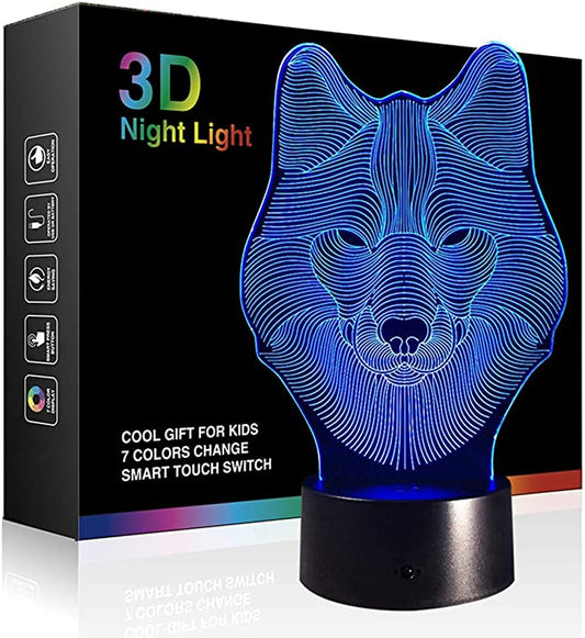 New 3D Night Light | Touch Control Desk Lamps