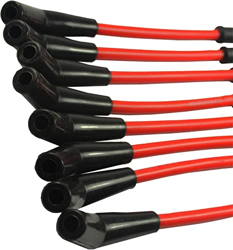 Heavy Duty High Heat Spark Plug Ignition Wires 10.5mm Replacement - LSx LS1 LS2 LS3 LS6 LS7